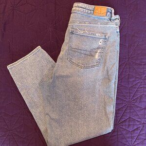 American Eagle Stretch Mom Straight Jean